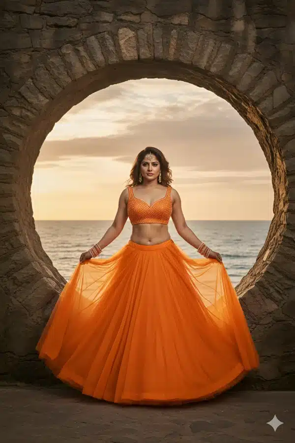 Burnt Orange Elegance by the Sunset Set