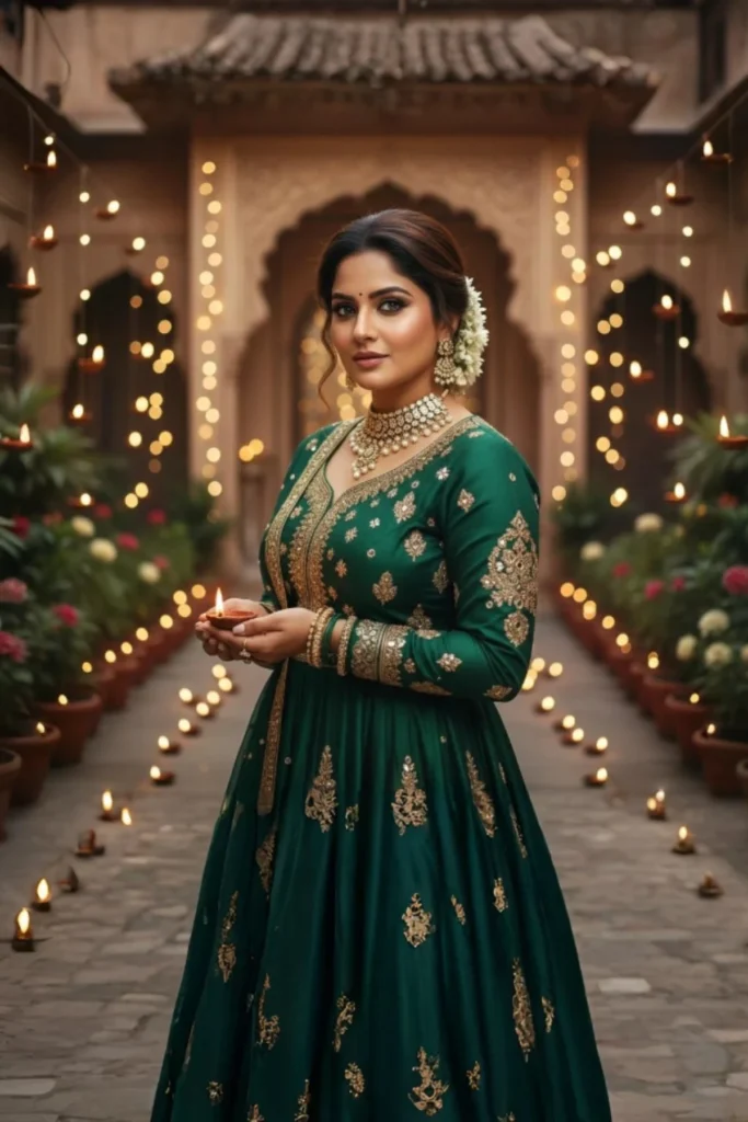 A Warm Smile and a Steady Flame Against the Twilight Sky